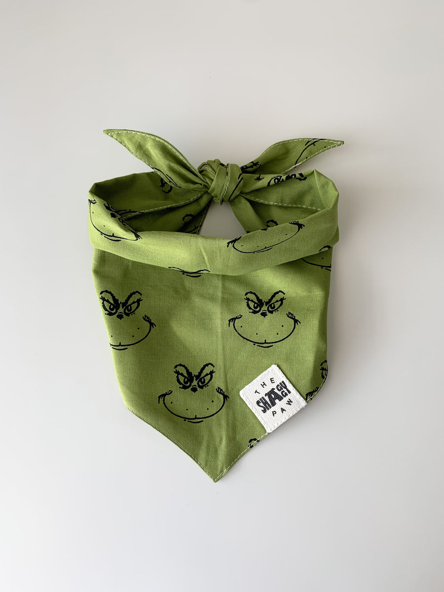 Grinch Dog Bandana The Shaggy Paw